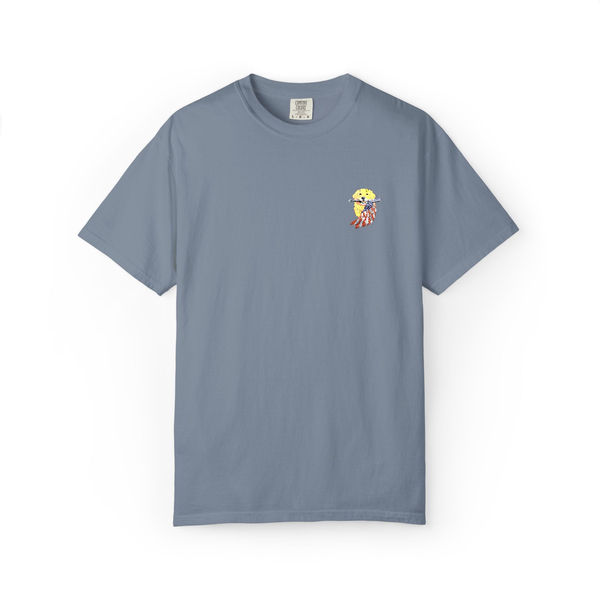 Patriotic PUP - Embroidered T-Shirt